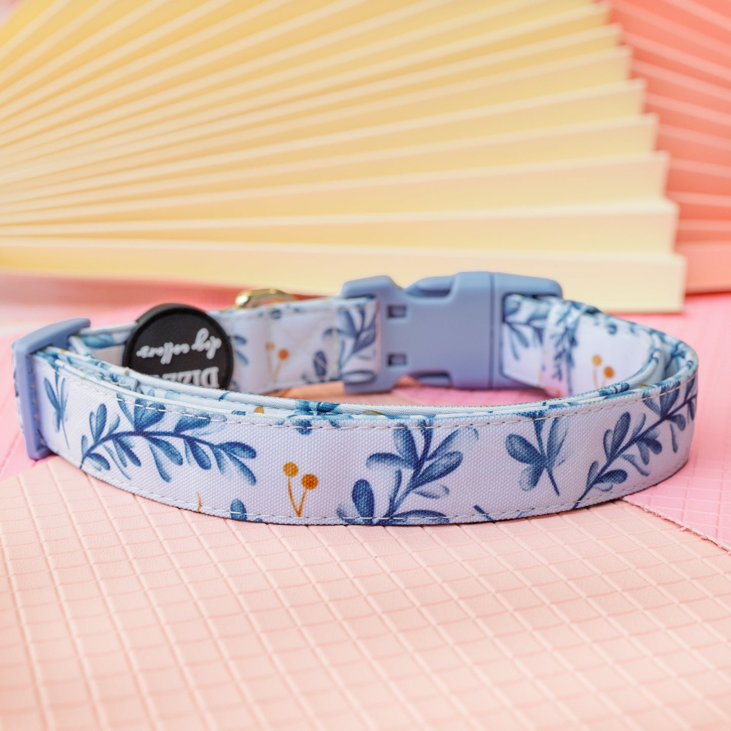 Little Lou Dog Collar | Canvas & Neoprene Dog Collar-Dog Collar-Dizzy Dog Collars