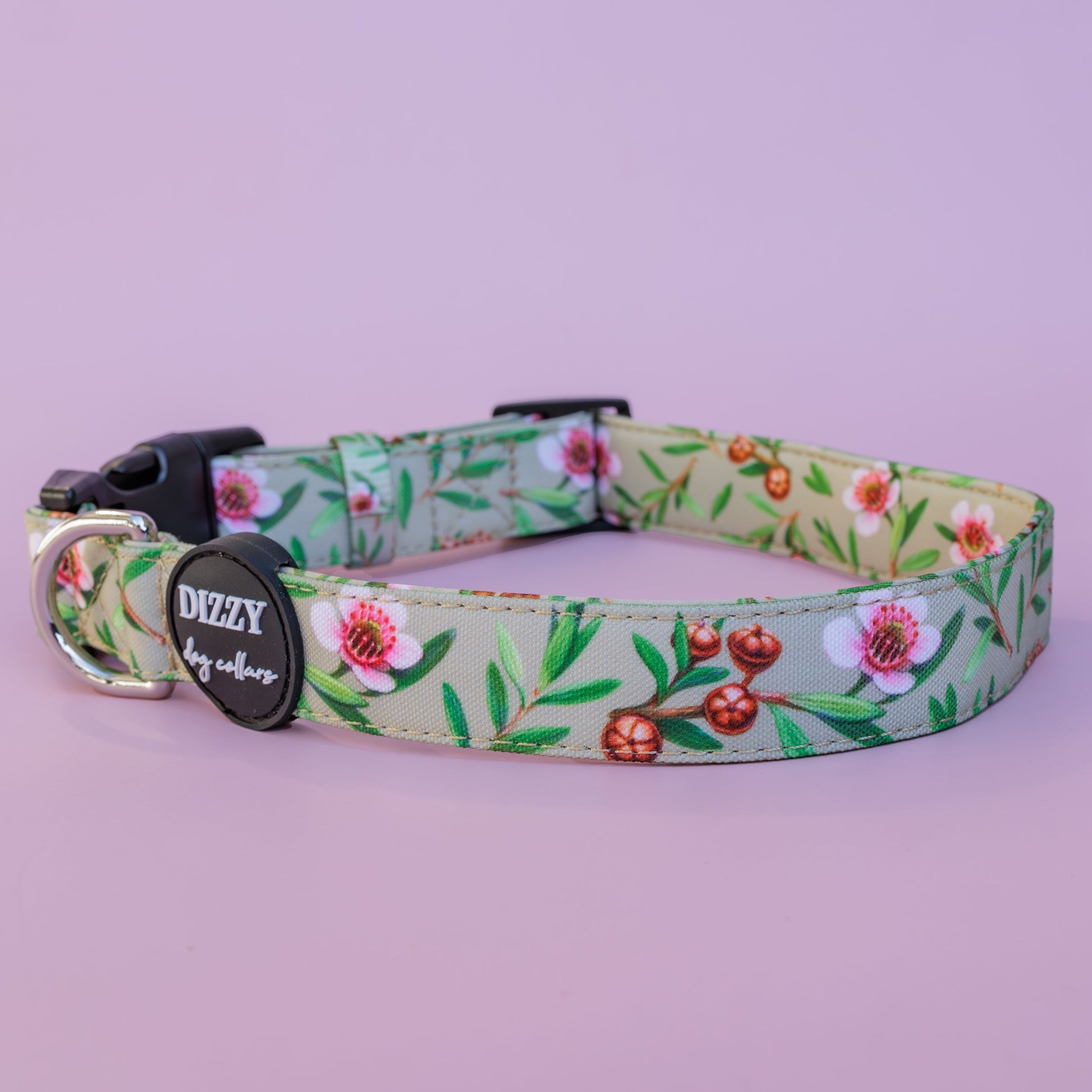 Manuka Dog Collar | Canvas & Neoprene Dog Collar-Dog Collar-Dizzy Dog Collars