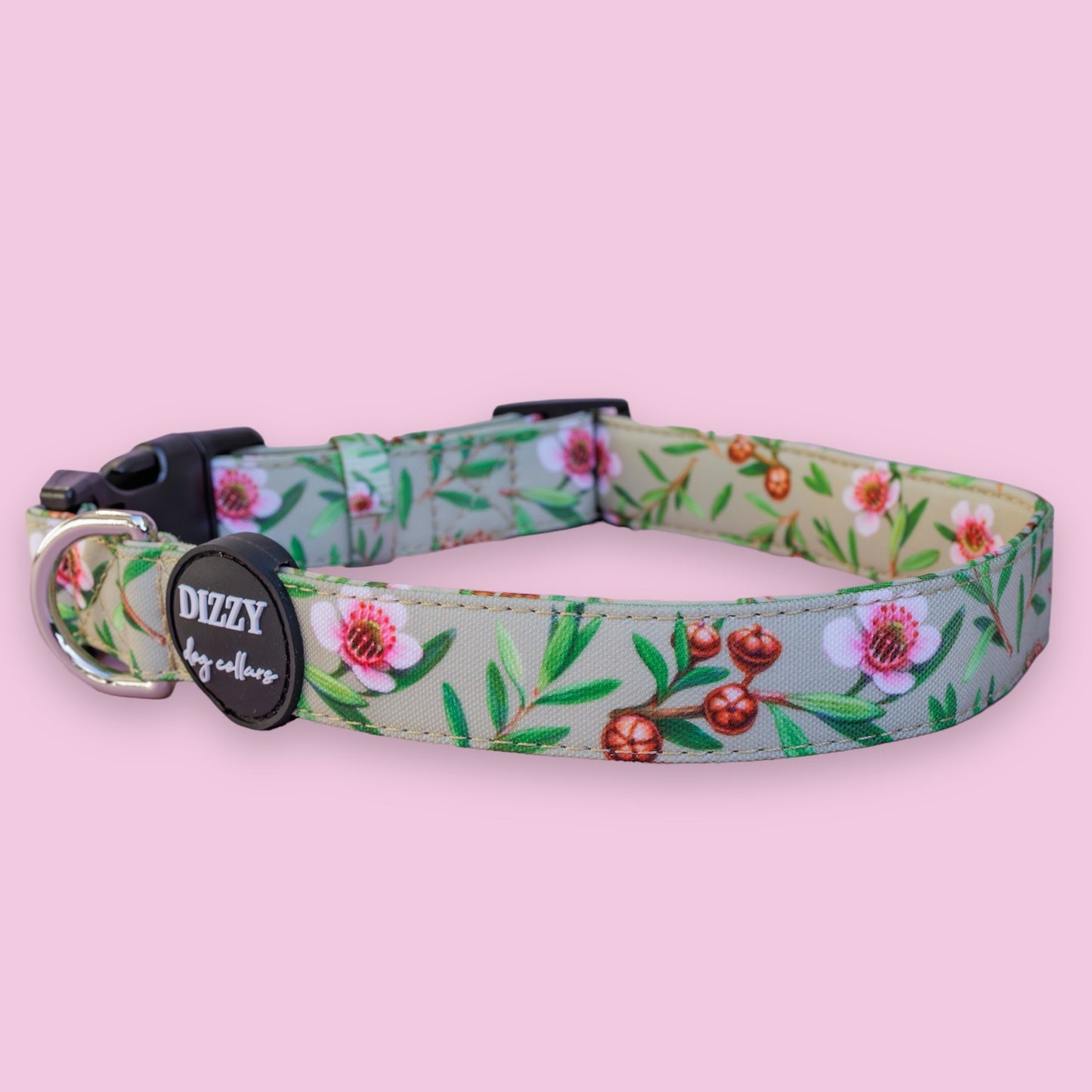 Manuka Dog Collar | Canvas & Neoprene Dog Collar-Dog Collar-Dizzy Dog Collars